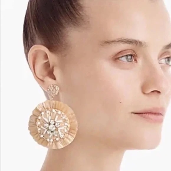 J. Crew Jewelry - NWT J. Crew Raffia Sparkle Earring